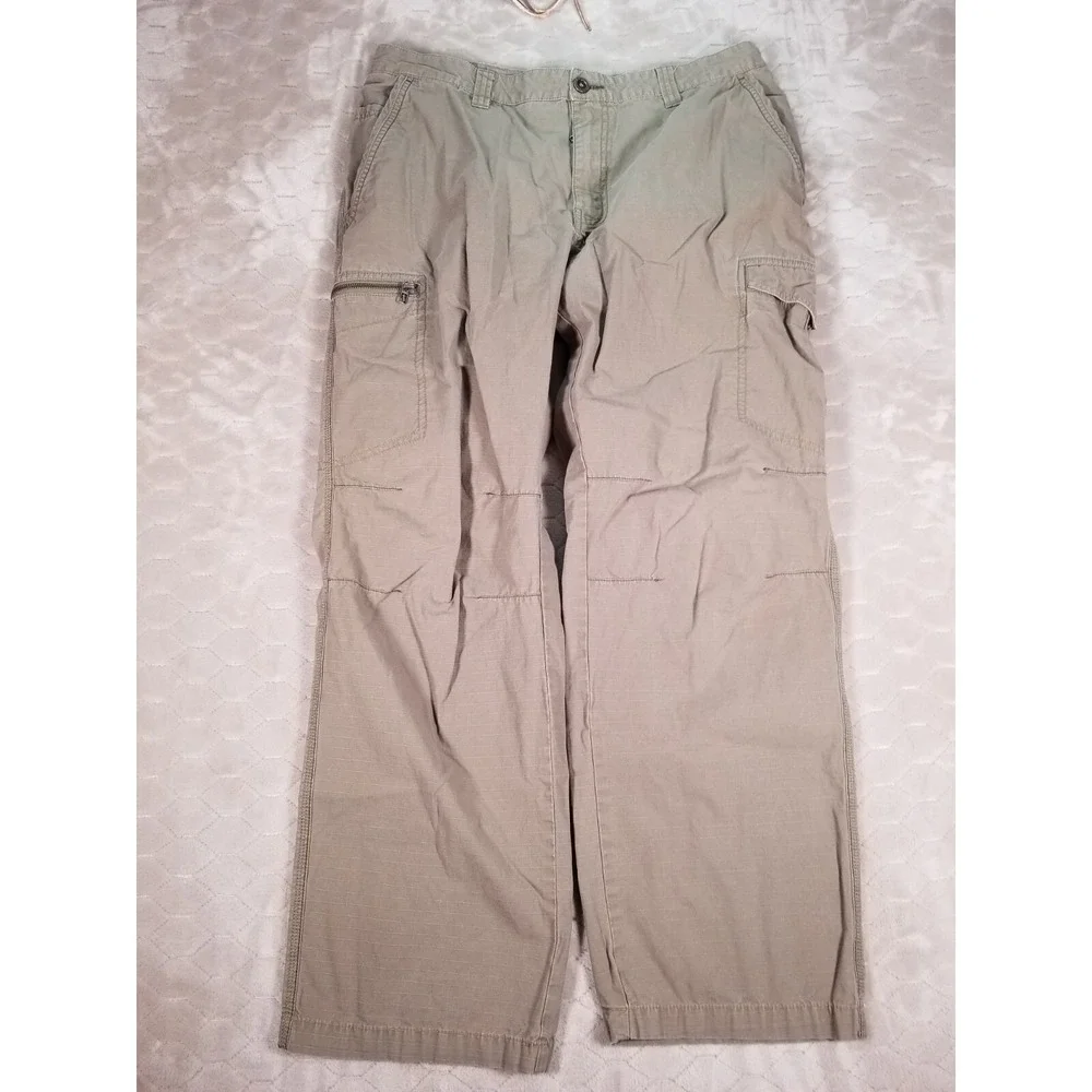 Columbia Sportswear Khaki Hiking Pants Fits 36x30 Lightweight See Pics